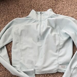 Calvin Klein Pale Mint Quarter-Zip Pullover